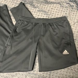 Grey adidas sweatpants, size medium